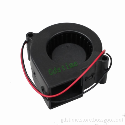 5V 12V 24V 50mm * 50mm * 15mm 2" 5015 DC Squirrel Cage Blower
